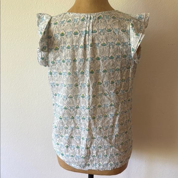 Roberta Roller Rabbit sz XS floral print batik style blouse top great condition - Picture 3 of 8